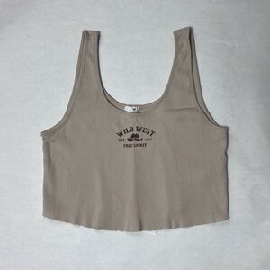 Garage cropped tank top